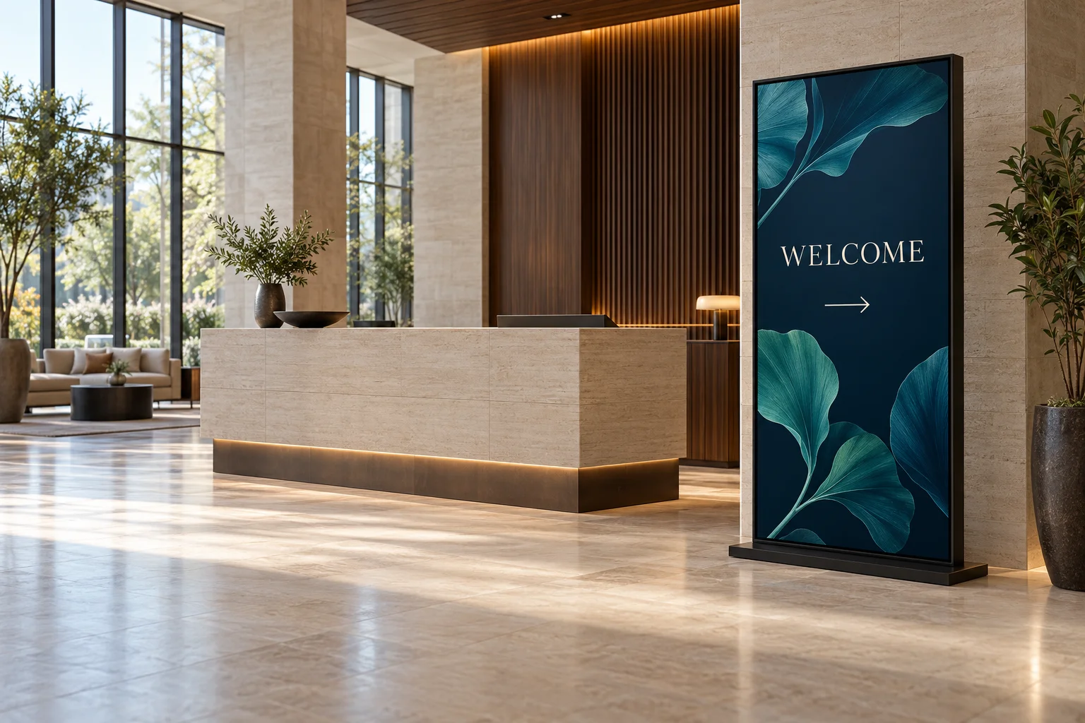 LED & digital displays — illustrative design concept